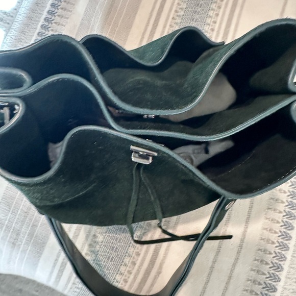 Rebecca Minkoff Hunter Green
Darren Studded Suede Leather Shoulder Bag - Picture 3 of 7